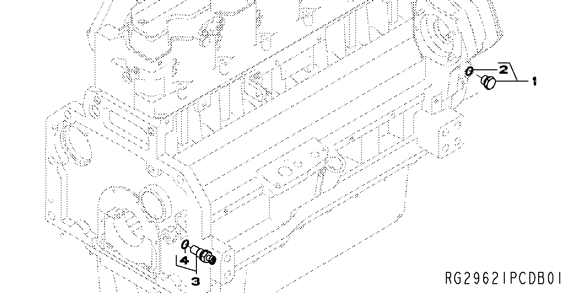 Схема запчастей John Deere 35C RTS - 59 - 4401 MAGNETIC PICK-UP 0400A 6081HT002 6081HT002 6081HT002