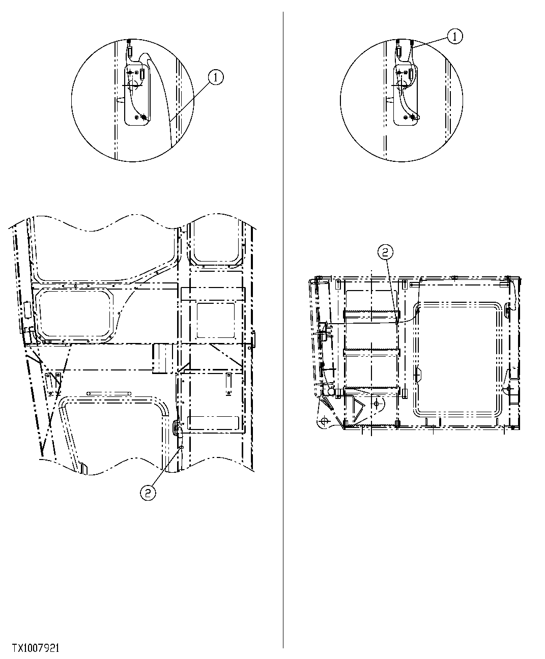 Схема запчастей John Deere 35C RTS - 312 - HEAT EXCHANGE PUMP WIRING HARNESS 1830 HEATING & AIR CONDITIONING