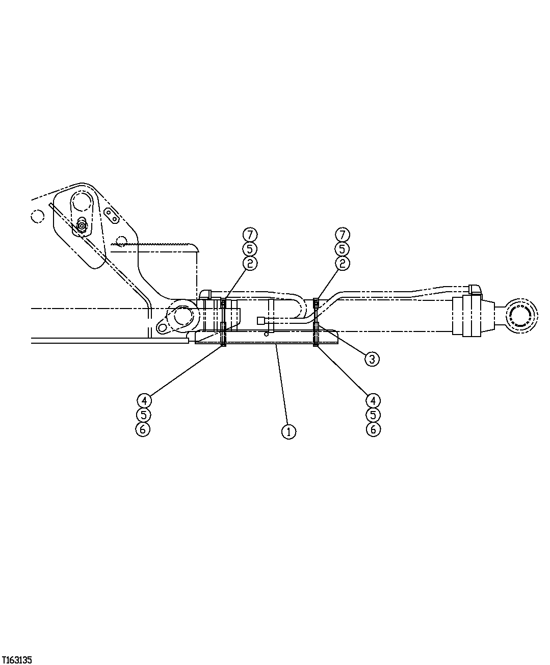 Схема запчастей John Deere 35C RTS - 428 - LOG LOADER BOOM CYLINDER GUARD 1913 MISCELLANEOUS SHIELDS