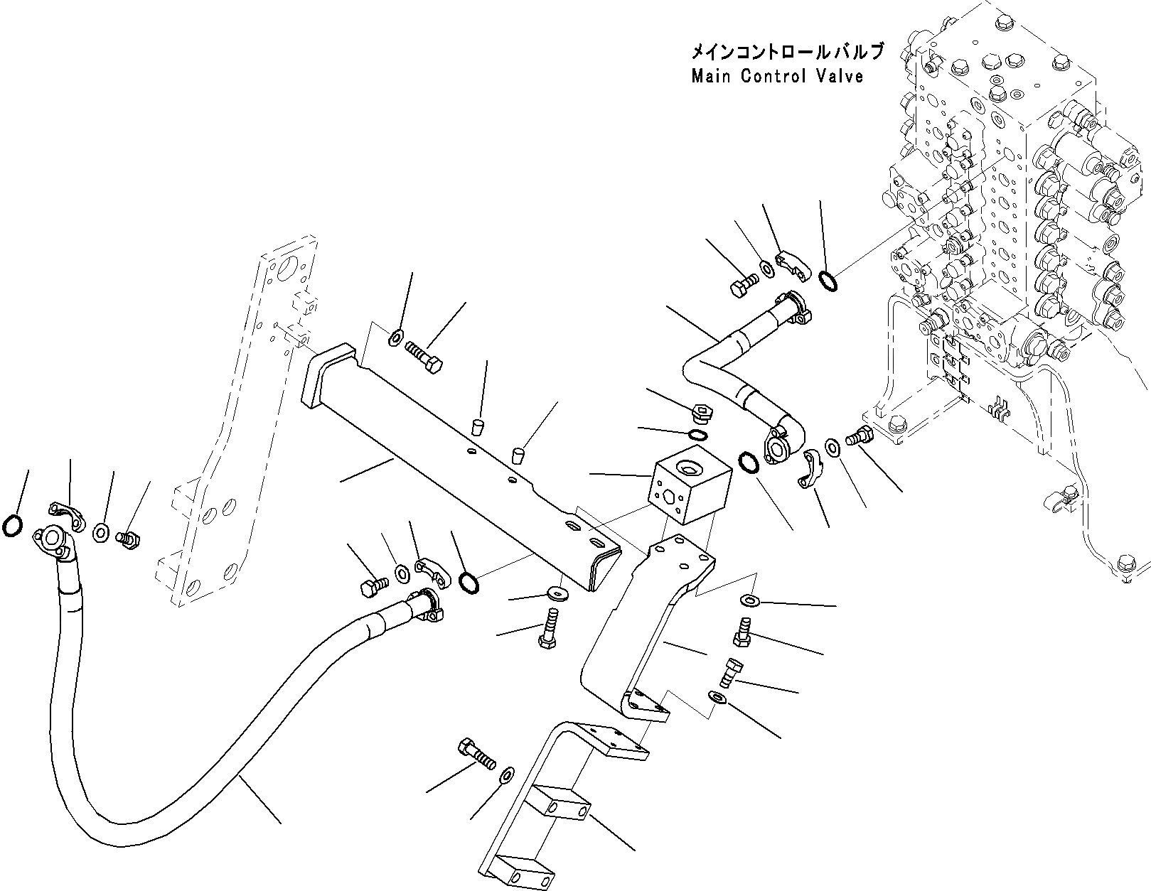Схема запчастей Komatsu PC220LC-8 - АКТУАТОР КОНТУР, -ДОПОЛН. (/) ГИДРАВЛИКА