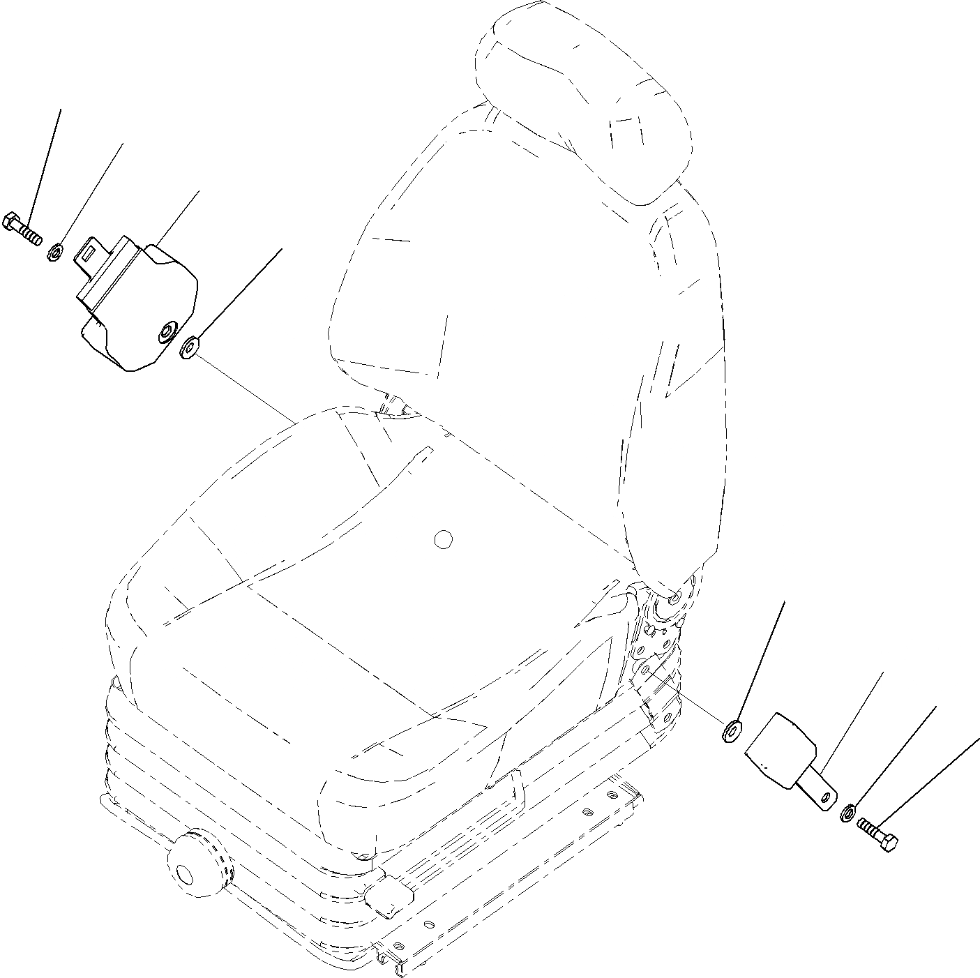 Схема запчастей Komatsu PC220LC-8 - РЕМЕНЬ БЕЗОПАСНОСТИ КАБИНА ОПЕРАТОРА И СИСТЕМА УПРАВЛЕНИЯ