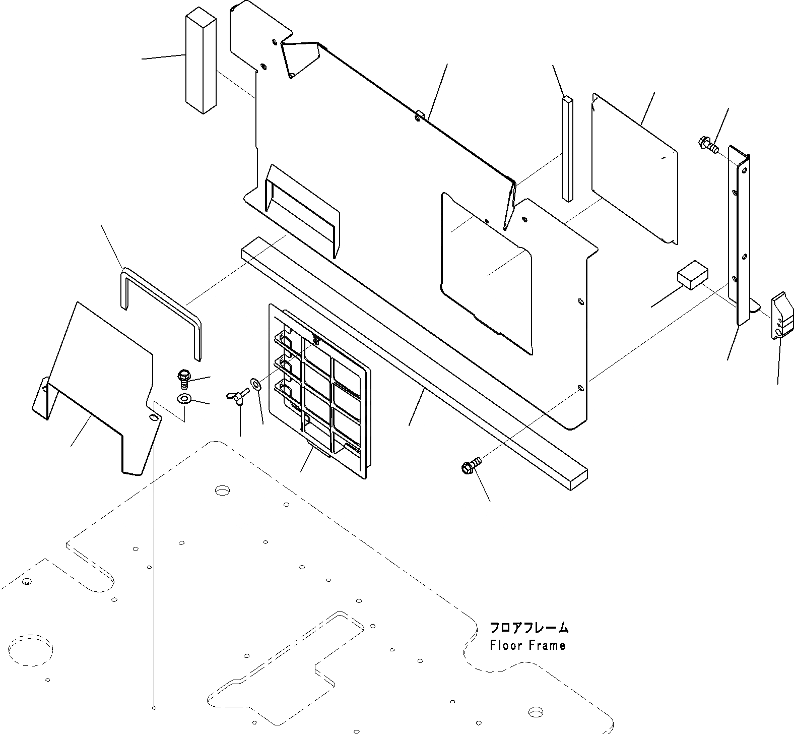 Схема запчастей Komatsu PC220LC-8 - КАБИНА (8/) КАБИНА ОПЕРАТОРА И СИСТЕМА УПРАВЛЕНИЯ