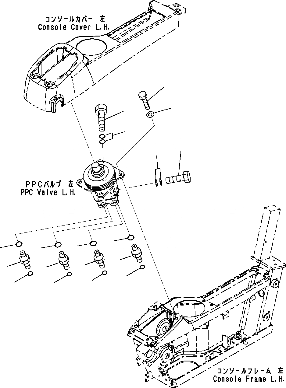 Схема запчастей Komatsu PC220LC-8 - КАБИНА (/) КАБИНА ОПЕРАТОРА И СИСТЕМА УПРАВЛЕНИЯ