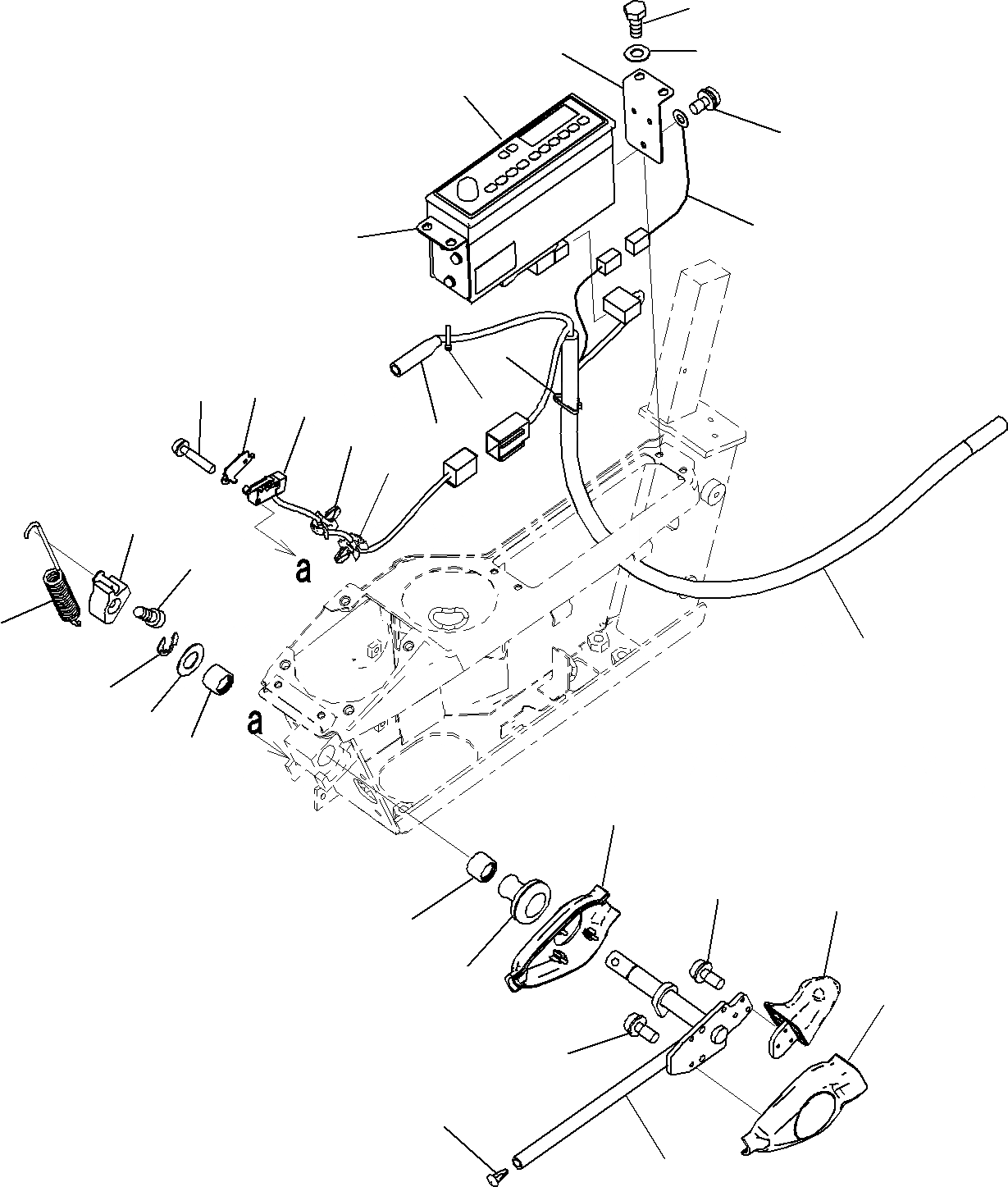 Схема запчастей Komatsu PC220LC-8 - КАБИНА (7/) КАБИНА ОПЕРАТОРА И СИСТЕМА УПРАВЛЕНИЯ