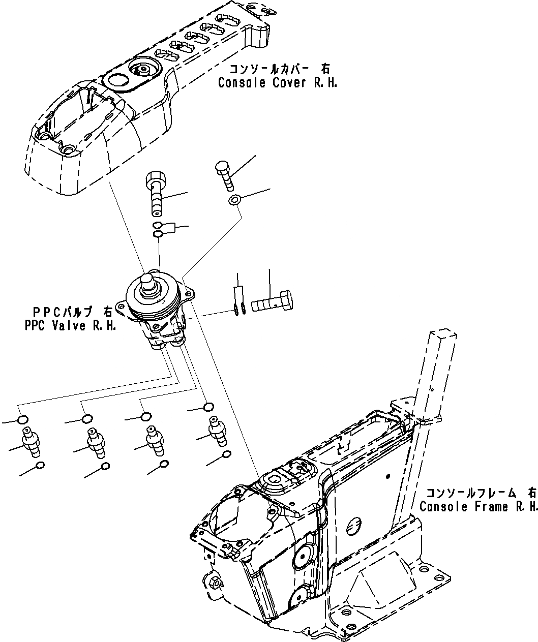 Схема запчастей Komatsu PC220LC-8 - КАБИНА (/) КАБИНА ОПЕРАТОРА И СИСТЕМА УПРАВЛЕНИЯ