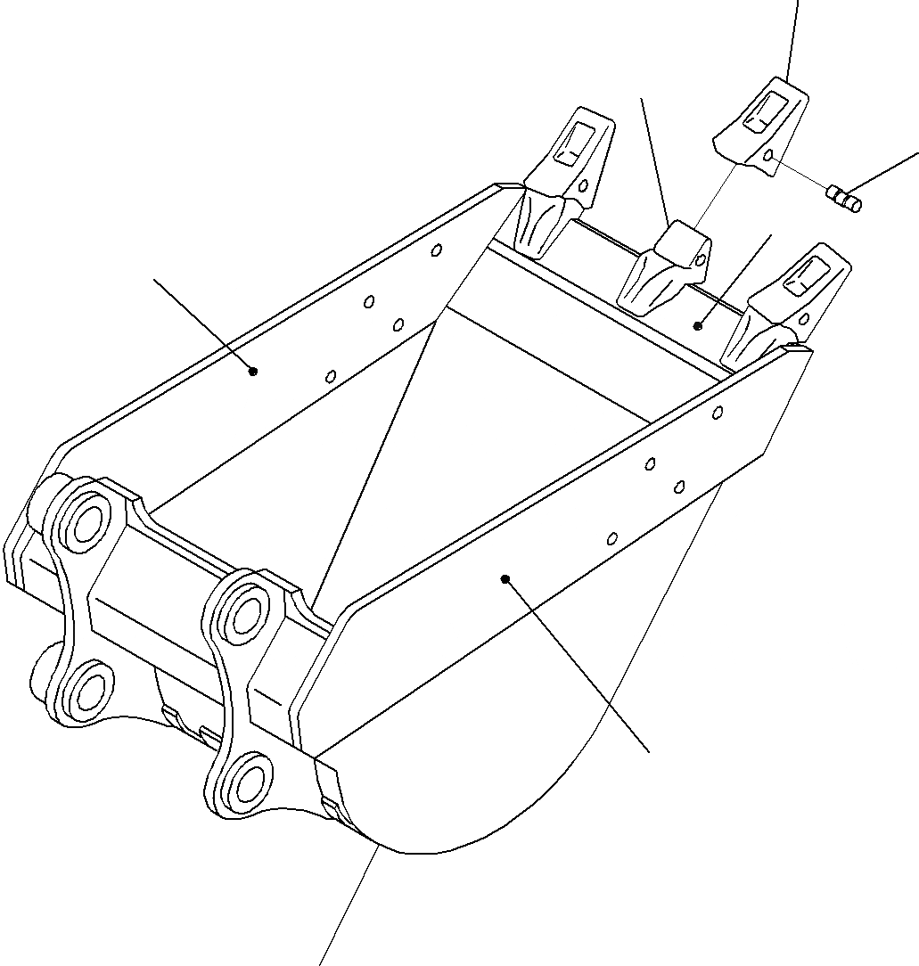 Схема запчастей Komatsu PC220LC-8 - ЭКСКАВАТ. КОВШ (/) РАБОЧЕЕ ОБОРУДОВАНИЕ