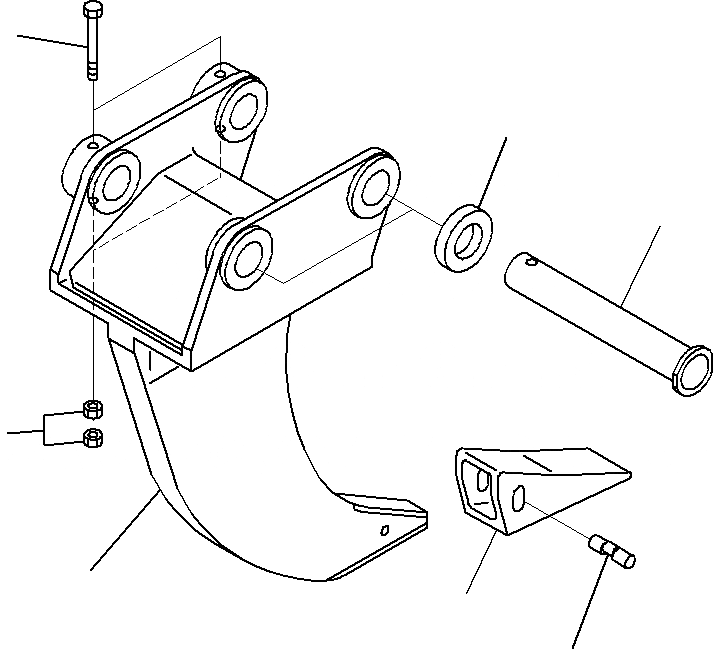 Схема запчастей Komatsu PC220LC-8 - КОВШ-РЫХЛИТЕЛЬ (/) РАБОЧЕЕ ОБОРУДОВАНИЕ
