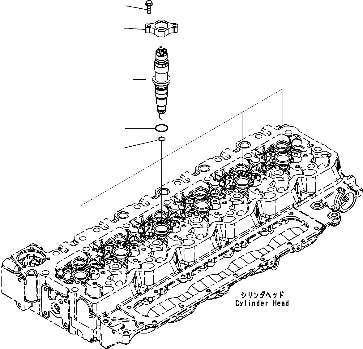Схема запчастей Komatsu SAA6D107E-1C - ТОПЛИВН. ВПРЫСК ДВИГАТЕЛЬ ТОПЛИВН. СИСТЕМА