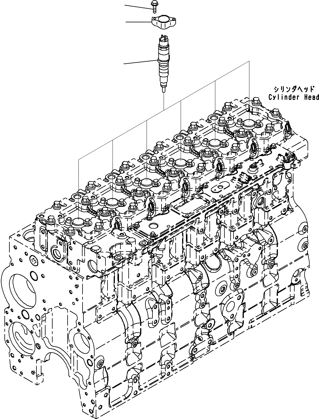 Схема запчастей Komatsu SAA6D114E-3A - РАСПРЕДВАЛ (/) ДВИГАТЕЛЬ КЛАПАН MECHANISM