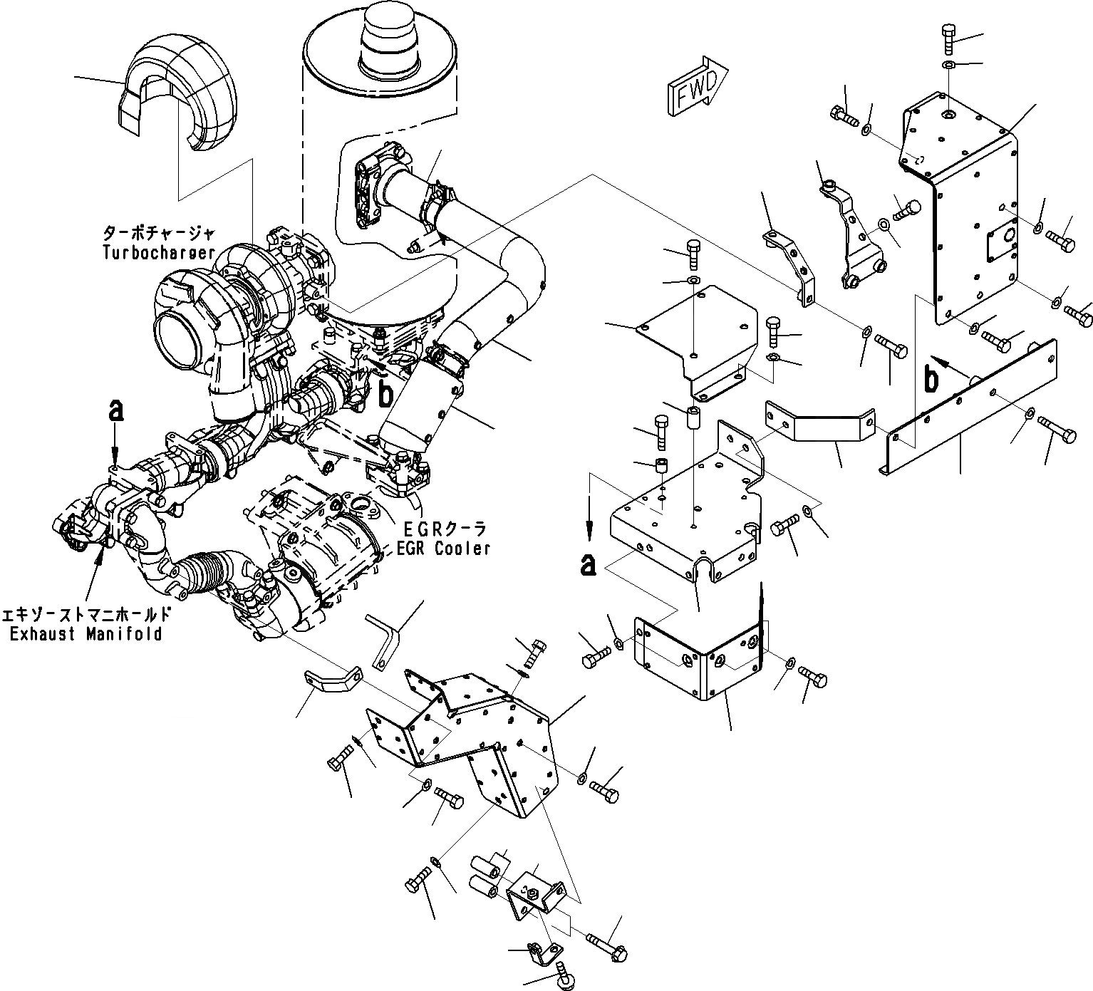 Схема запчастей Komatsu SAA6D125E-5C - ТЕРМОЗАЩИТА ДВИГАТЕЛЬ ГОЛОВКА ЦИЛИНДРОВ И ITS КОМПОНЕНТЫ