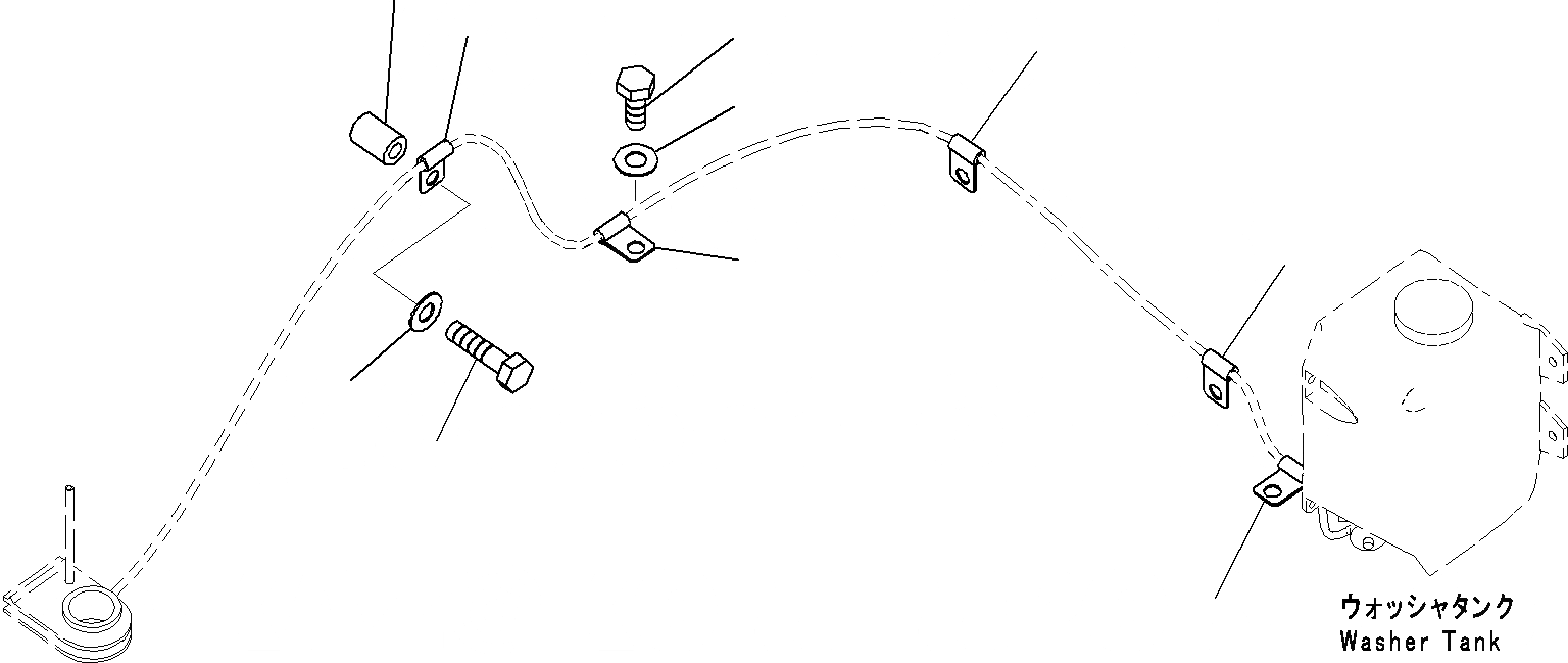 Схема запчастей Komatsu PC240-8K - WINDЗАЩИТН. ОМЫВАТЕЛЬ(№-) КАБИНА ОПЕРАТОРА И СИСТЕМА УПРАВЛЕНИЯ