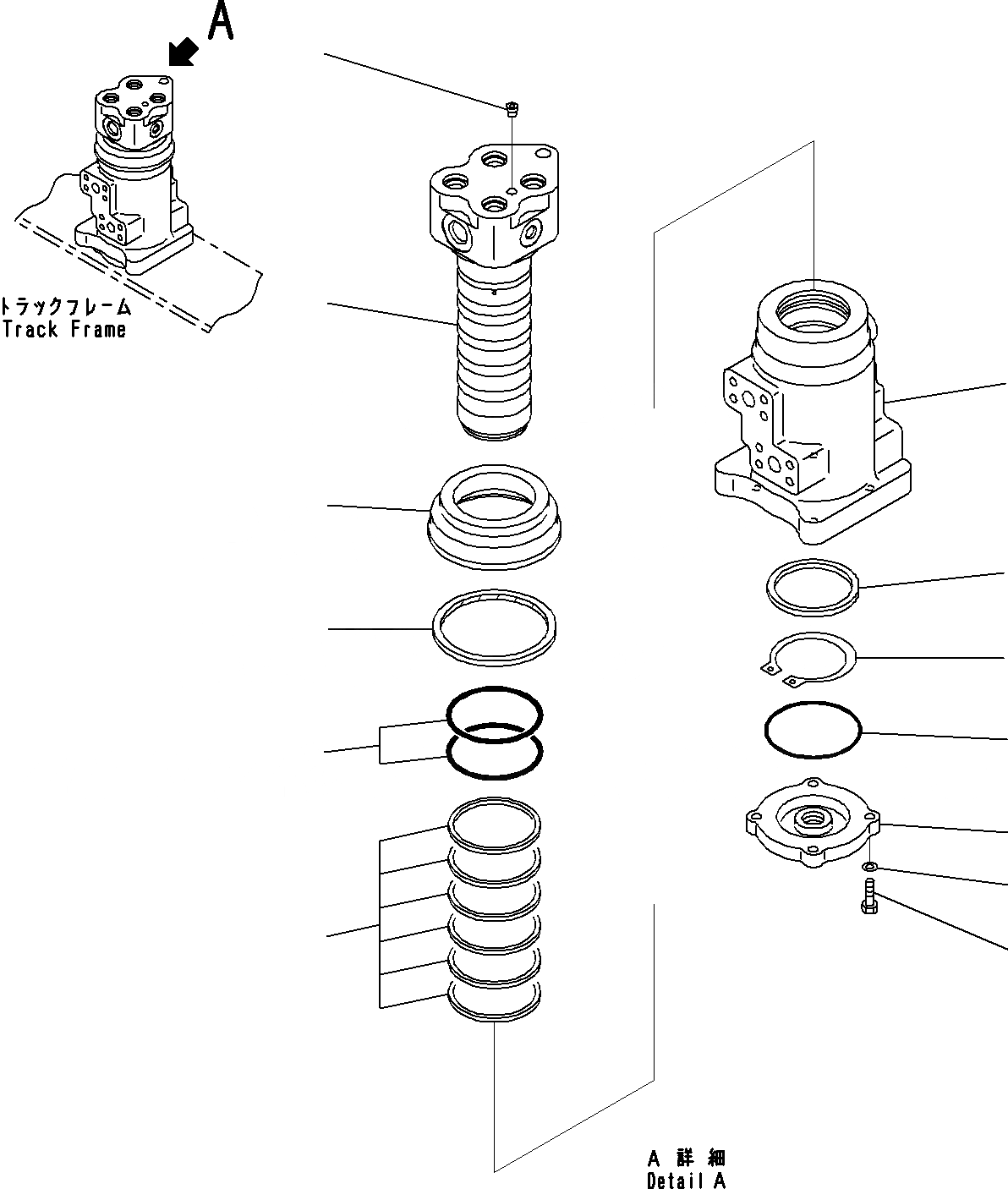 Схема запчастей Komatsu PC240-8K - ПОВОРОТНОЕ СОЕДИНЕНИЕ (/)(№-) ПОВОРОТН. КРУГ И ITS КОМПОНЕНТЫ