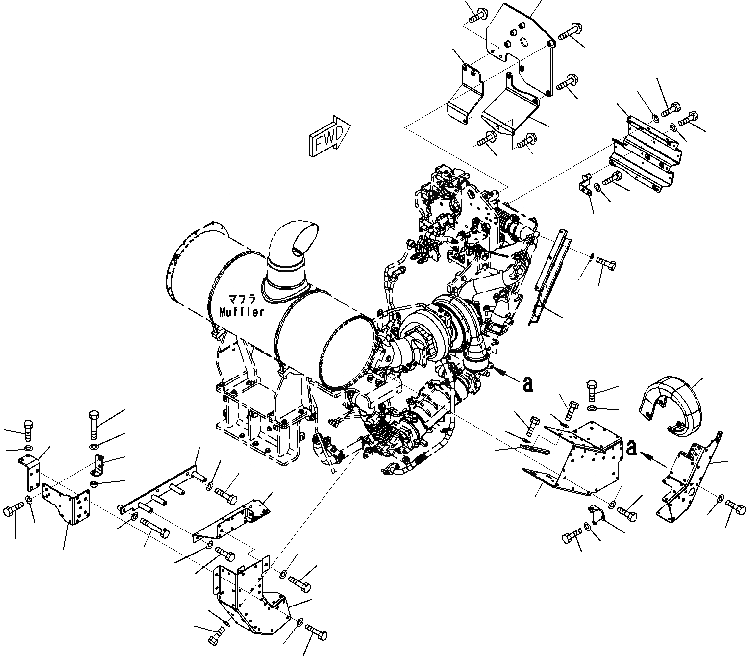 Схема запчастей Komatsu SAA6D140E-5B - ТЕРМОЗАЩИТА(№9-) ДВИГАТЕЛЬ ГОЛОВКА ЦИЛИНДРОВ И ITS КОМПОНЕНТЫ