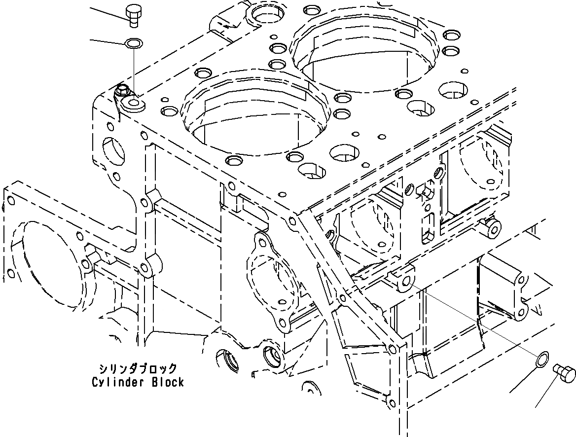 Схема запчастей Komatsu SAA6D140E-5D - ЗАГЛУШКА, ДЛЯ ДВИГАТЕЛЬ БЕЗ АНТИКОРРОЗ. ЭЛЕМЕНТА(№-) ДВИГАТЕЛЬ СИСТЕМА ОХЛАЖДЕНИЯ