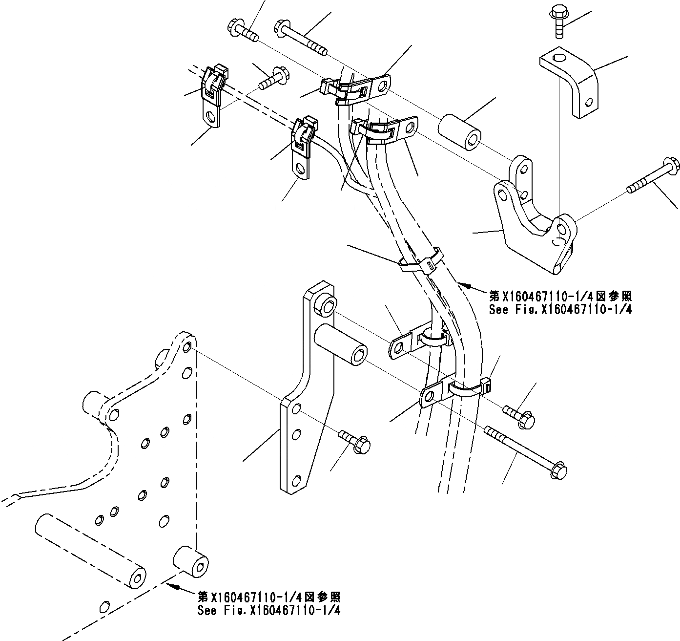 Схема запчастей Komatsu SAA6D140E-5D - ЭЛЕКТРИЧ. ЭЛЕКТРОПРОВОДКА (/)(№-) ДВИГАТЕЛЬ ЭЛЕКТРИКА
