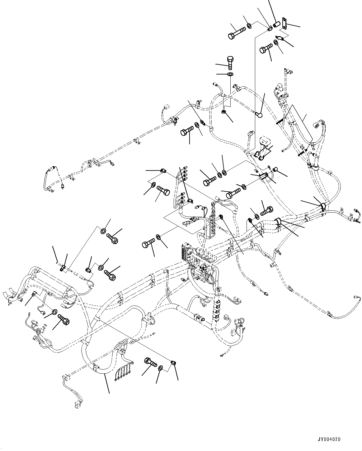 Схема запчастей Komatsu PC300-8 - ЭЛЕКТРИЧ. ПРОВОДКА, ПРОВОДКА КРЕПЛЕНИЕ (/) (№-) ЭЛЕКТРИЧ. ПРОВОДКА, ЕС ARRANGEMENT, АККУМУЛЯТОР DISCONNECT ПЕРЕКЛЮЧАТЕЛЬ