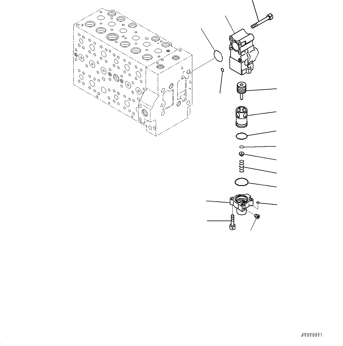 Схема запчастей Komatsu PC300-8 - УПРАВЛЯЮЩ. КЛАПАН, 7-СЕКЦИОНН. (8/) (№-) УПРАВЛЯЮЩ. КЛАПАН, БЕЗ ДОПОЛН. АКТУАТОР ТРУБЫ, АККУМУЛЯТОР