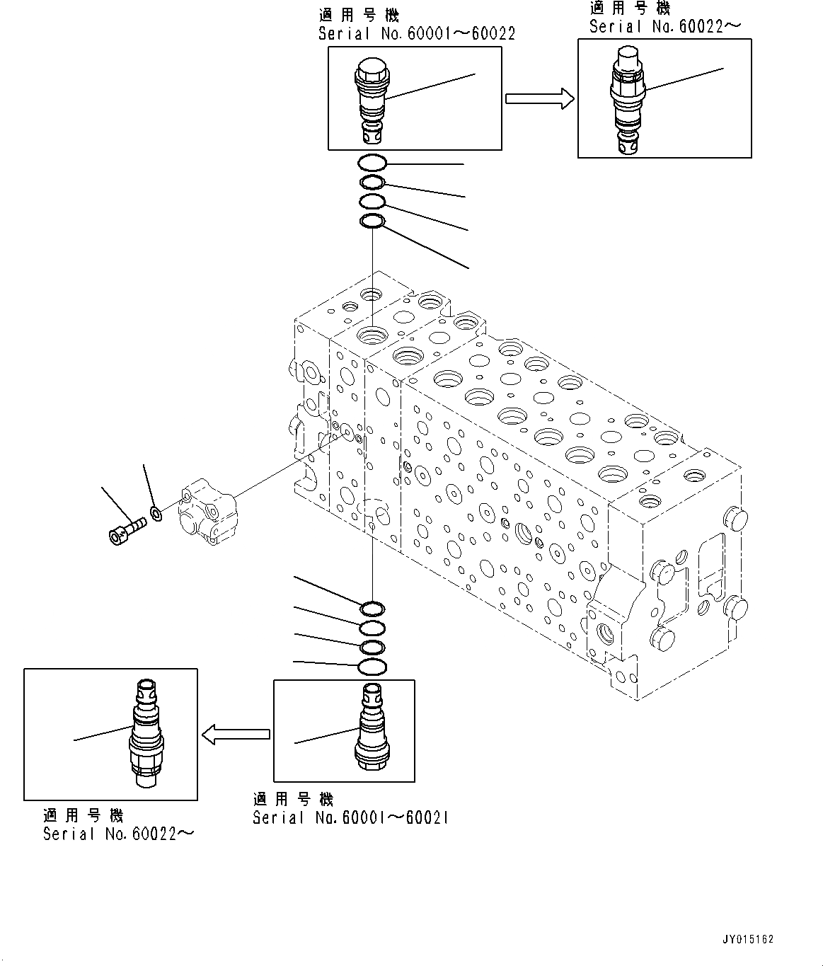 Схема запчастей Komatsu PC300-8 - УПРАВЛЯЮЩ. КЛАПАН, 8-СЕКЦИОНН. (/) (№-) УПРАВЛЯЮЩ. КЛАПАН, -ДОПОЛН. АКТУАТОР ТРУБЫ, АККУМУЛЯТОР, СТРЕЛА И РУКОЯТЬ ANTI-DROP КЛАПАН, БЫСТРОСЪЕМН. МЕХ-М, KAL