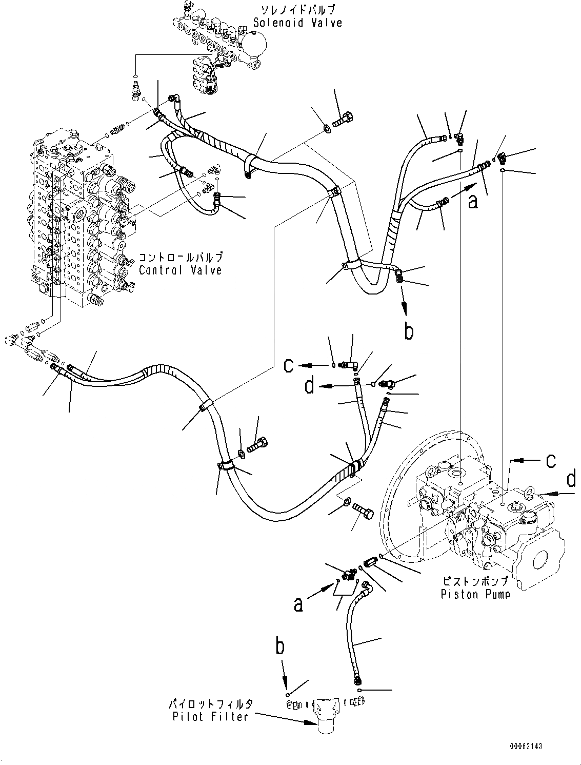 Схема запчастей Komatsu PC300-8 - LS ТРУБЫ (№-) LS ТРУБЫ, ДОПОЛН. АКТУАТОР ТРУБЫ, АККУМУЛЯТОР