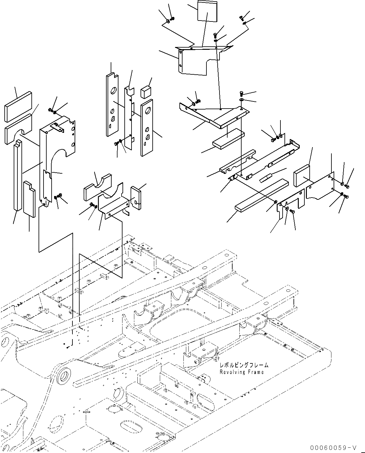 Схема запчастей Komatsu PC300-8 - КАБИНА ПЕРЕГОРОДКА., (/) (№-) КАБИНА ПЕРЕГОРОДКА.
