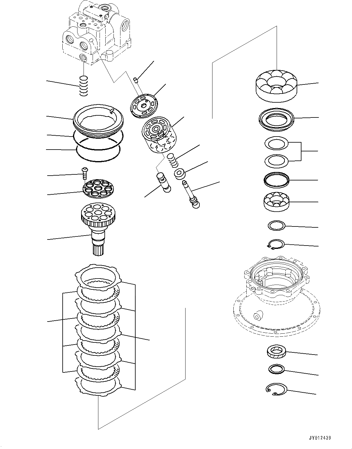 Схема запчастей Komatsu PC300-8 - МЕХАНИЗМ ПОВОРОТА И МОТОР, МОТОР ПОВОРОТА (/) (№9-) МЕХАНИЗМ ПОВОРОТА И МОТОР, WEBASTO ОБОГРЕВАТЕЛЬ.