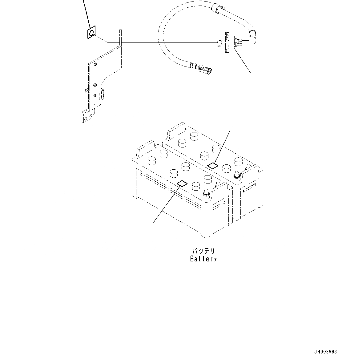 Схема запчастей Komatsu PC300-8 - ПРЕДУПРЕЖДАЮЩ. МАРКИРОВКАS, АККУМУЛЯТОР (№-) ПРЕДУПРЕЖДАЮЩ. МАРКИРОВКАS, АККУМУЛЯТОР, ЕС ARRANGEMENT