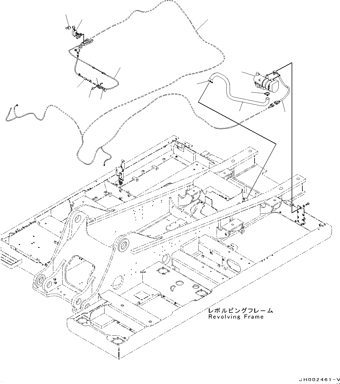Схема запчастей Komatsu PC300-8 - WEBASTO ОБОГРЕВАТЕЛЬ., (/) (№77-77) WEBASTO ОБОГРЕВАТЕЛЬ.