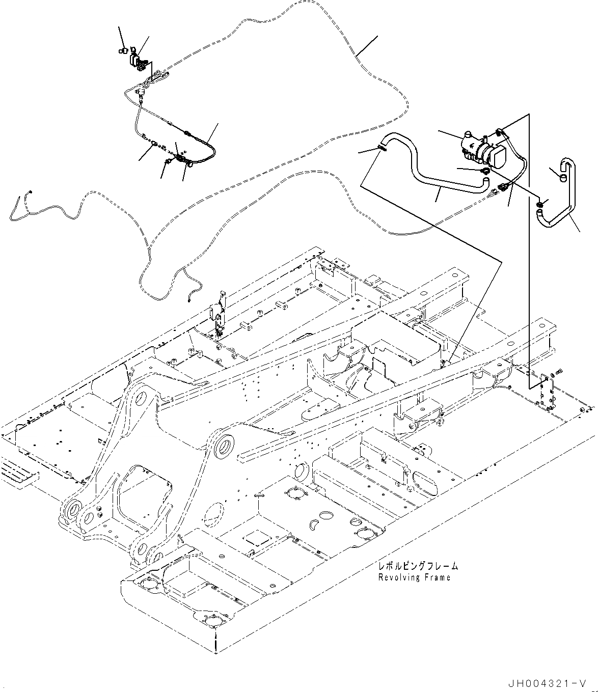 Схема запчастей Komatsu PC300-8 - WEBASTO ОБОГРЕВАТЕЛЬ., (/) (№-) WEBASTO ОБОГРЕВАТЕЛЬ., PROVISION ДЛЯ WEBASTO ОБОГРЕВАТЕЛЬ.