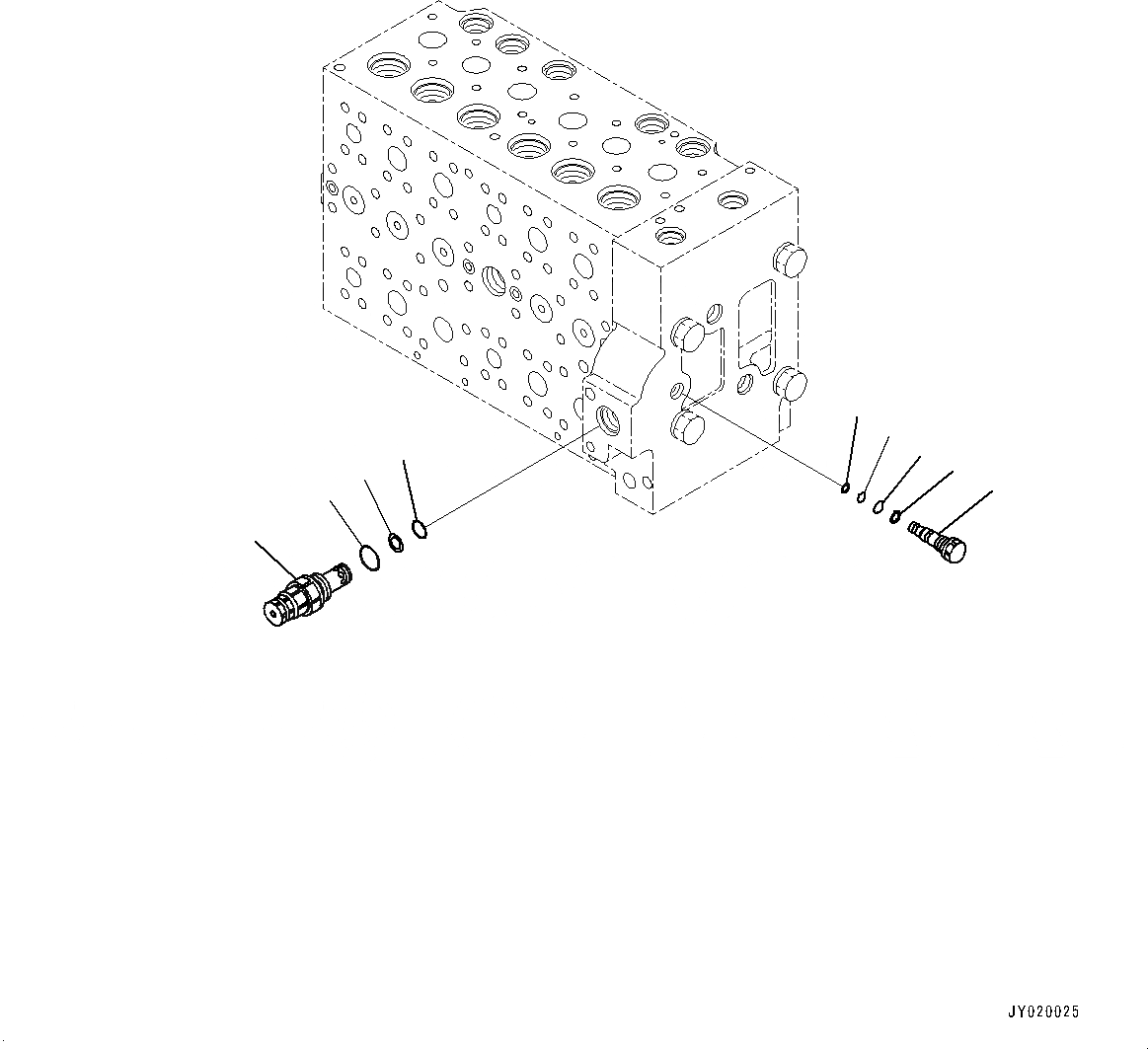 Схема запчастей Komatsu PC300LC-8 - УПРАВЛЯЮЩ. КЛАПАН, 8-СЕКЦИОНН. (/) (№-) УПРАВЛЯЮЩ. КЛАПАН, -ДОПОЛН. АКТУАТОР ТРУБЫ, АККУМУЛЯТОР
