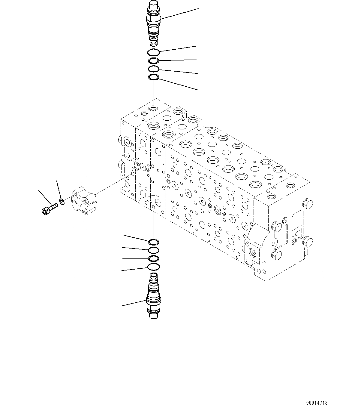 Схема запчастей Komatsu PC300LC-8 - УПРАВЛЯЮЩ. КЛАПАН, 8-СЕКЦИОНН. (/) (№-) УПРАВЛЯЮЩ. КЛАПАН, -ДОПОЛН. АКТУАТОР ТРУБЫ, АККУМУЛЯТОР