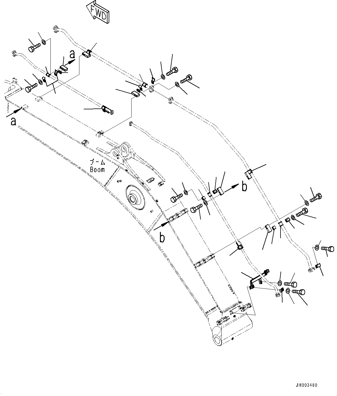 Схема запчастей Komatsu PC300LC-8 - СТРЕЛА, КРЕПЛЕНИЕ (№-) СТРЕЛА, .M, УСИЛ.ENED, -АКТУАТОР, ЧАС. СИСТ. СМАЗКИ ТИП, PRESSURE DECREASE, БЫСТРОСЪЕМН. МЕХ-М, KAL