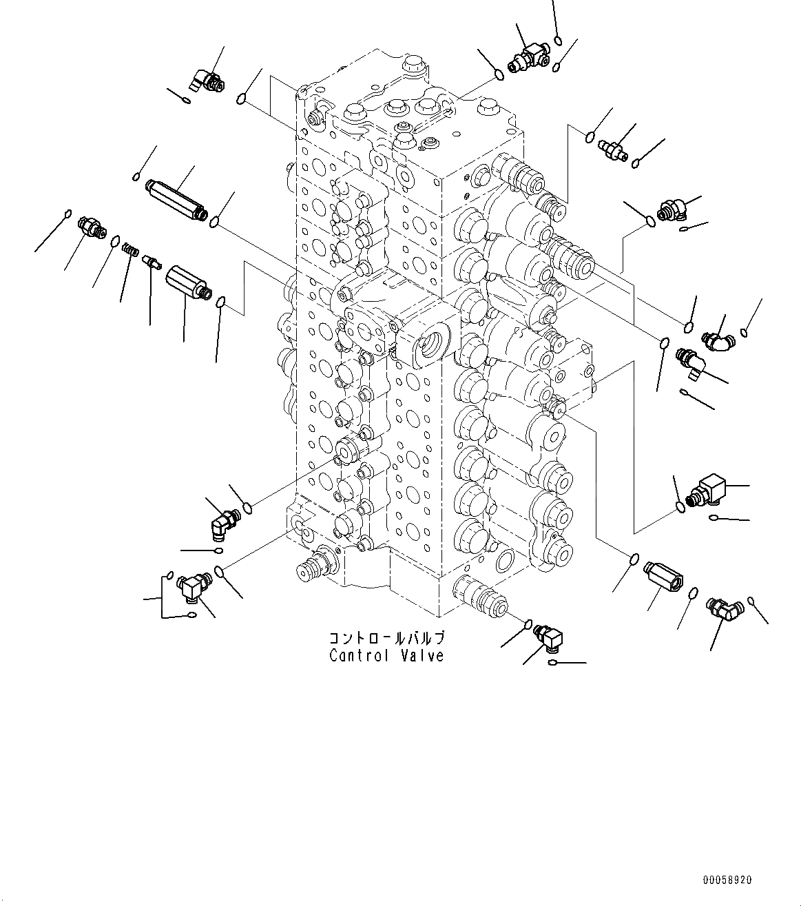 Схема запчастей Komatsu PC350LC-8 - УПРАВЛЯЮЩ. КЛАПАН, УПРАВЛЯЮЩ. КЛАПАН КОМПОНЕНТЫ (/) (№-) УПРАВЛЯЮЩ. КЛАПАН, -ДОПОЛН. АКТУАТОР ТРУБЫ, АККУМУЛЯТОР, БЫСТРОСЪЕМН. МЕХ-М, KUK