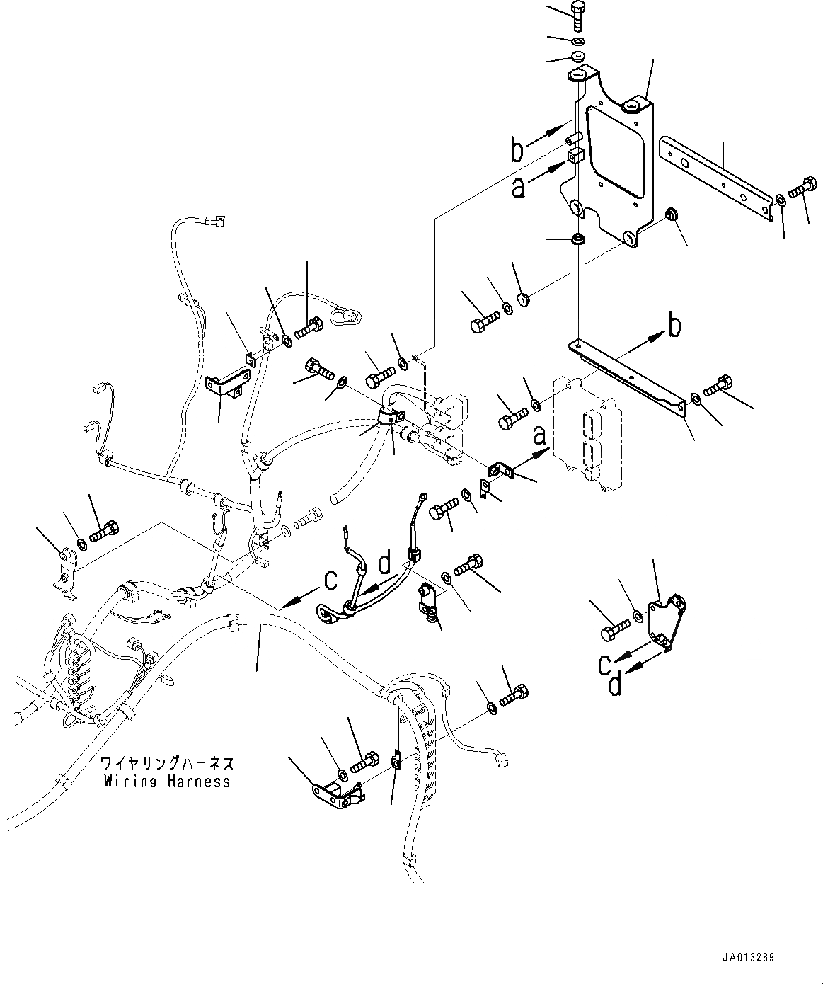 Схема запчастей Komatsu PC130-8 - ЭЛЕКТРИЧ. ПРОВОДКА, КРЕПЛЕНИЕ (/) (№8-) ЭЛЕКТРИЧ. ПРОВОДКА, AMP.
