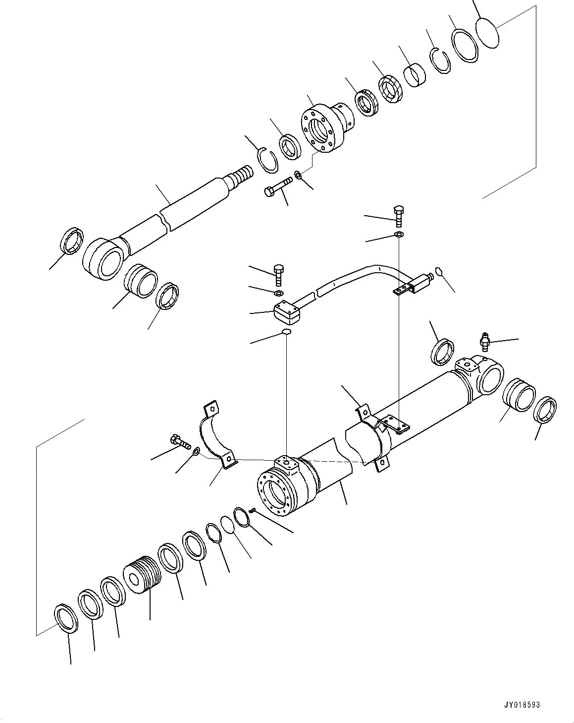Схема запчастей Komatsu PC130-8 - ЦИЛИНДР СТРЕЛЫ, ЛЕВ. (№8-8) ЦИЛИНДР СТРЕЛЫ, ЧАС. СИСТ. СМАЗКИ ТИП, С СТРЕЛА И РУКОЯТЬ ANTI-DROP КЛАПАН