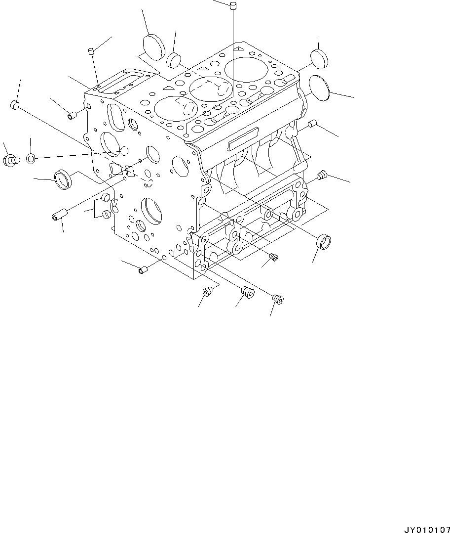 Схема запчастей Komatsu 3D67E-2A - ДВИГАТЕЛЬ, GAUGE ЦИЛИНДР (№8A7-) ДВИГАТЕЛЬ, ДВОЙНОЙ ЭЛЕМЕНТ ТИП