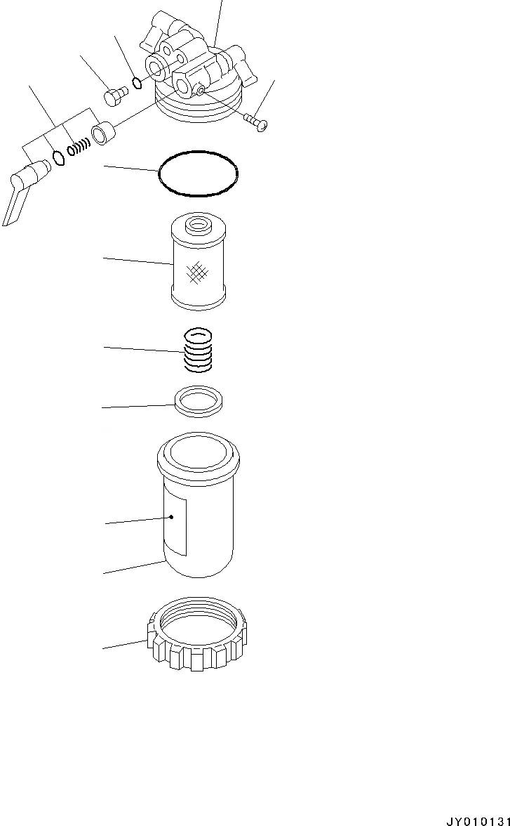 Схема запчастей Komatsu 3D67E-2A - ДВИГАТЕЛЬ, ВОДООТДЕЛИТЕЛЬ (№8A7-) ДВИГАТЕЛЬ, ДВОЙНОЙ ЭЛЕМЕНТ ТИП