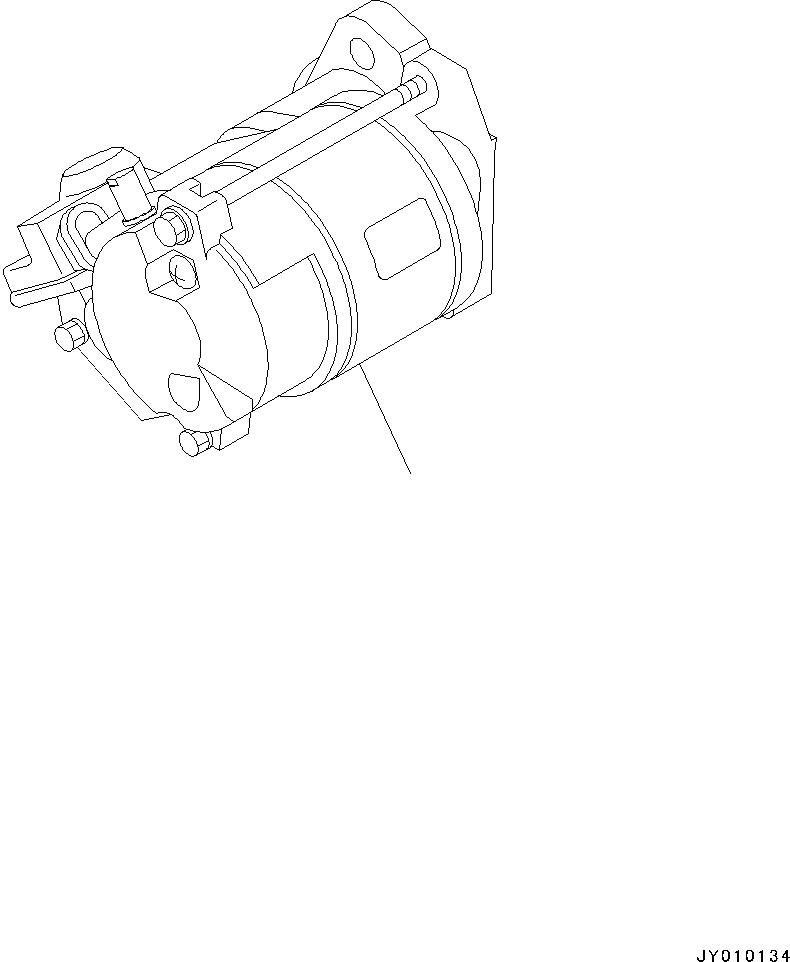 Схема запчастей Komatsu 3D67E-2A - ДВИГАТЕЛЬ, СТАРТЕР (№8A7-) ДВИГАТЕЛЬ, ОДИНОЧН. ЭЛЕМЕНТ ТИП