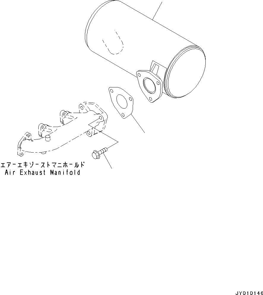 Схема запчастей Komatsu 3D67E-2A - ДВИГАТЕЛЬ, ГЛУШИТЕЛЬ (№8A7-) ДВИГАТЕЛЬ, ДВОЙНОЙ ЭЛЕМЕНТ ТИП