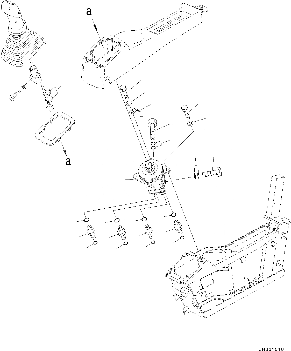 Схема запчастей Komatsu PC130-8 - КАБИНА, -АКТУАТОР, ОТВАЛ СПЕЦ-ЯIFICATION K OPERATORґS ОБСТАНОВКА И СИСТЕМА УПРАВЛЕНИЯ