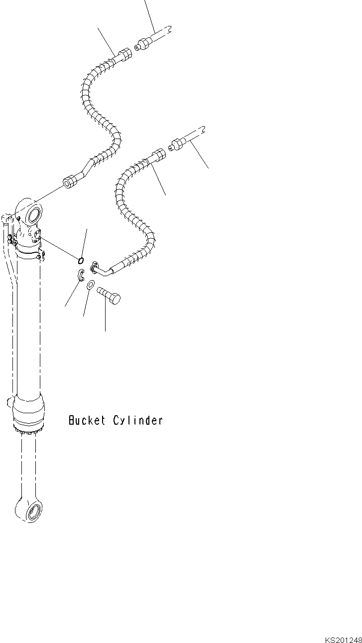 Схема запчастей Komatsu PC130-8 - РУКОЯТЬ, УДЛИНН. РУКОЯТЬ T РАБОЧЕЕ ОБОРУДОВАНИЕ