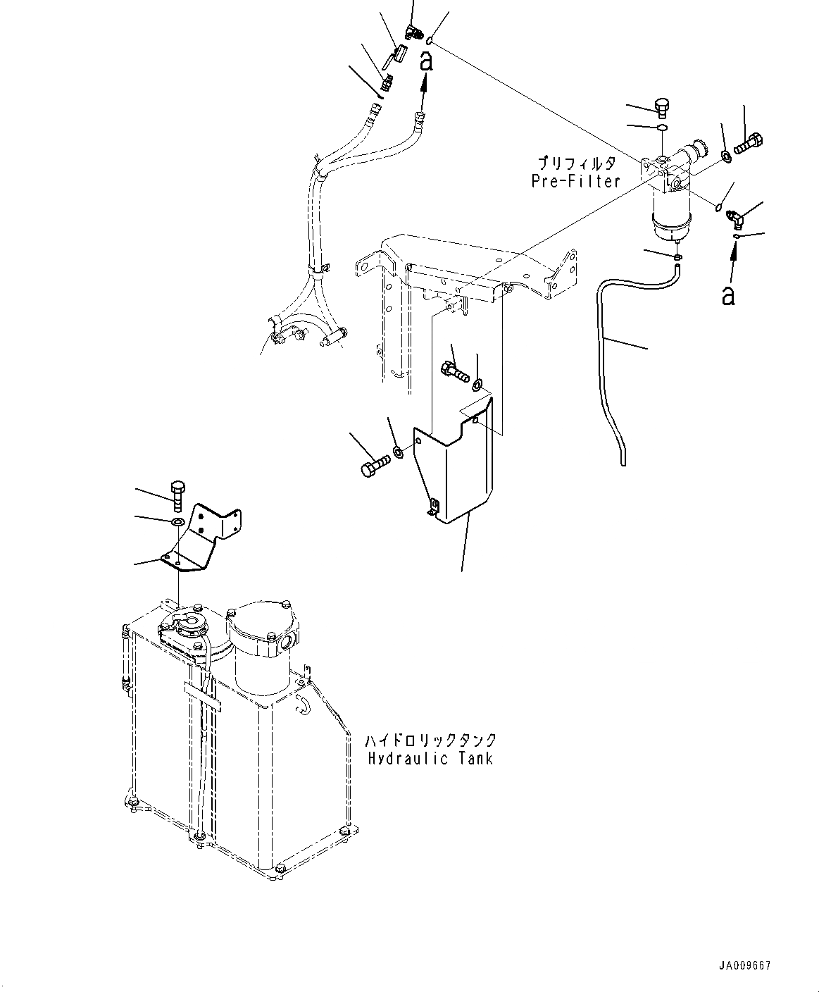 Схема запчастей Komatsu PC88MR-8 - ТОПЛИВН. ПОДАЮЩ. ТРУБЫ, ТОПЛИВН. ФИЛЬТР. КРЕПЛЕНИЕ (№-) ТОПЛИВН. ПОДАЮЩ. ТРУБЫ, БЕЗ НАСОС АВТОМАТИЧ. ЗАПРАВКИ ТОПЛИВА УСТАНОВКА, БЕЗ ДОПОЛН. ТОПЛИВН. ФИЛЬТР.