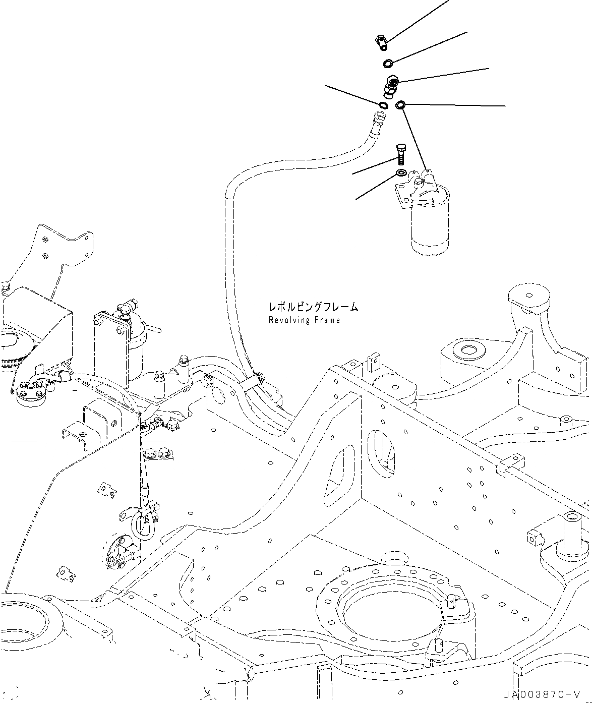 Схема запчастей Komatsu PC88MR-8 - ТОПЛИВН. ПОДАЮЩ. ТРУБЫ, ДОПОЛН. ТОПЛИВН. ФИЛЬТР. КРЕПЛЕНИЕ (№-) ТОПЛИВН. ПОДАЮЩ. ТРУБЫ, ДЛЯ MACHINE С ДОПОЛН. ТОПЛИВН. ФИЛЬТР. И ВОДООТДЕЛИТЕЛЬ