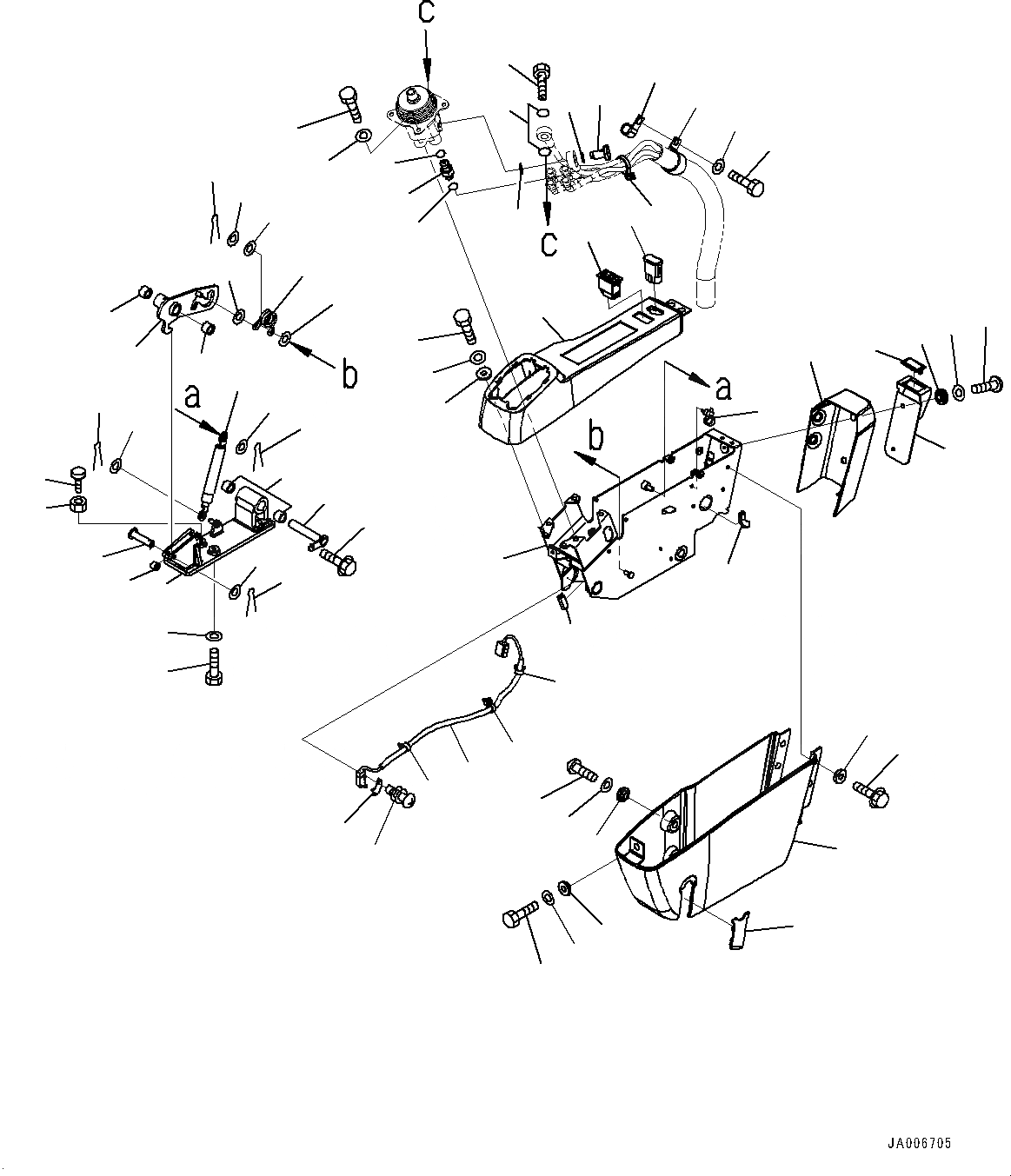 Схема запчастей Komatsu PC88MR-8 - ОСНОВН. КОНСТРУКЦИЯ, КОНСОЛЬН. БЛОК, ЛЕВ. (№-) ОСНОВН. КОНСТРУКЦИЯ, С БЫСТРОСЪЕМН. МЕХ-М ТРУБЫ, AM-FM РАДИО, ASIA И OCEANIA