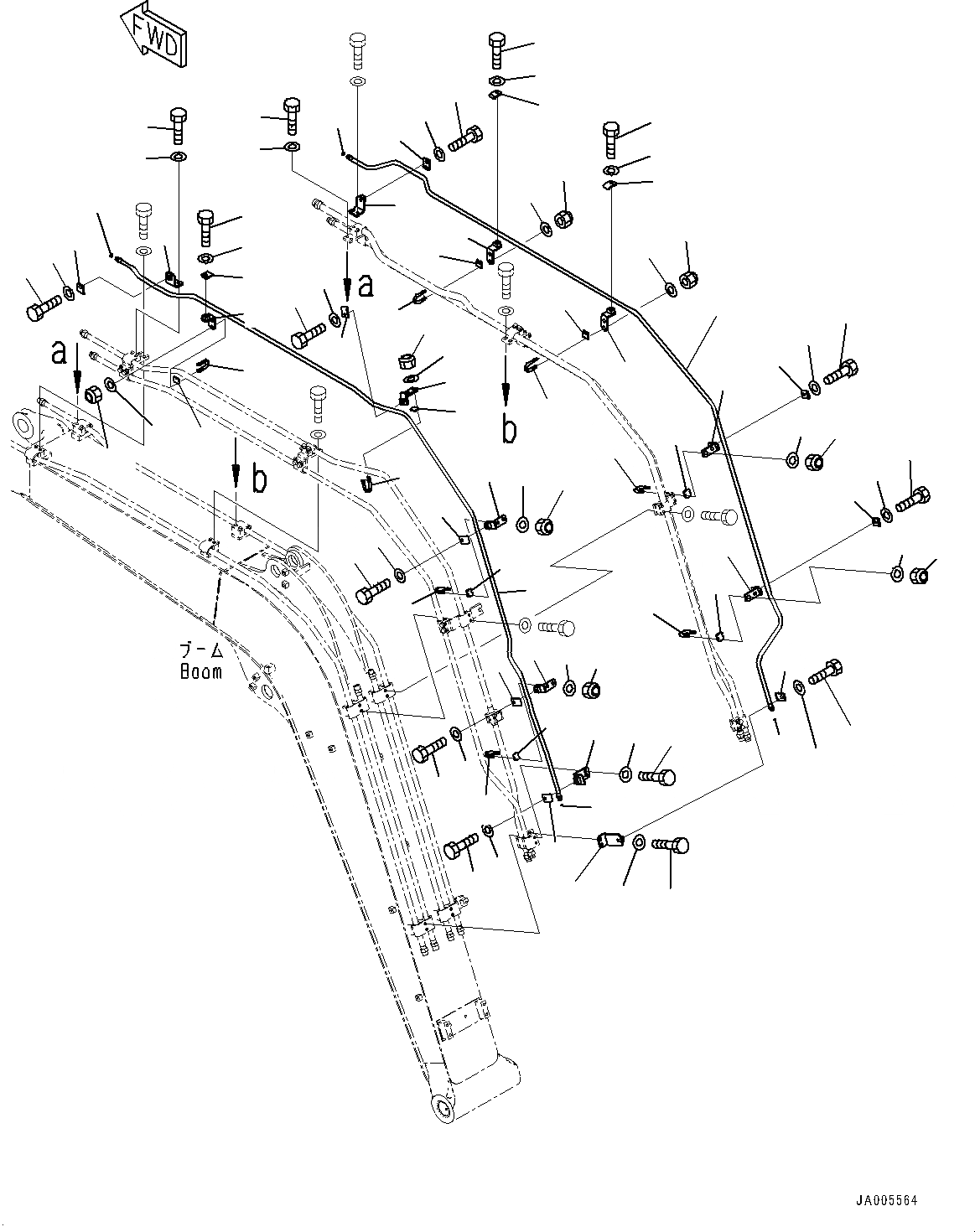 Схема запчастей Komatsu PC88MR-8 - СТРЕЛА, БЫСТРОСЪЕМН. МЕХ-М ТРУБЫ (№8-) СТРЕЛА, С -ДОПОЛН. АКТУАТОР ТРУБЫ, LENGTH MM, ДЛЯ MACHINE С СТРЕЛА HOLDING КЛАПАН, ДЛЯ MACHINE С РУКОЯТЬ HOLDING КЛАПАН,