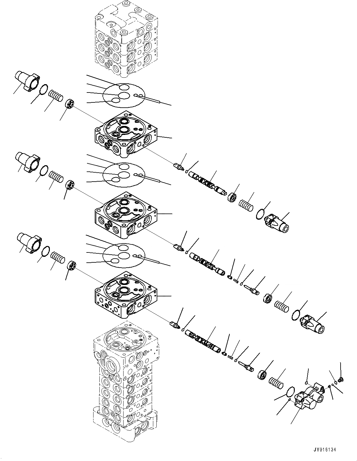 Схема запчастей Komatsu PC88MR-8 - УПРАВЛЯЮЩ. КЛАПАН, ВНУТР. ЧАСТИ (/) (№-8) УПРАВЛЯЮЩ. КЛАПАН, С -ДОПОЛН. АКТУАТОР ТРУБЫ, БЕЗ СТРЕЛЫ