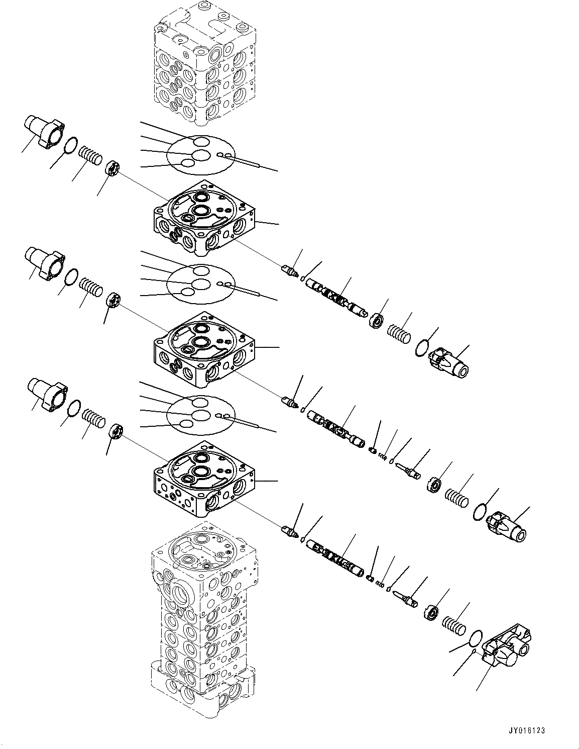 Схема запчастей Komatsu PC88MR-8 - УПРАВЛЯЮЩ. КЛАПАН, ВНУТР. ЧАСТИ (/) (№8-) УПРАВЛЯЮЩ. КЛАПАН, С -ДОПОЛН. АКТУАТОР ТРУБЫ, БЕЗ СТРЕЛЫ