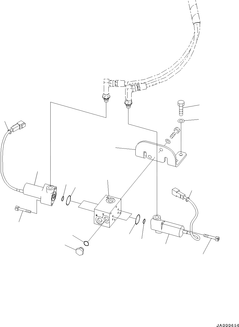 Схема запчастей Komatsu PC88MR-8 - ДОПОЛН. АКТУАТОР ТРУБЫ, СОЛЕНОИДНЫЙ КЛАПАН (№-) ДОПОЛН. АКТУАТОР ТРУБЫ, С -ДОПОЛН. АКТУАТОР ТРУБЫ
