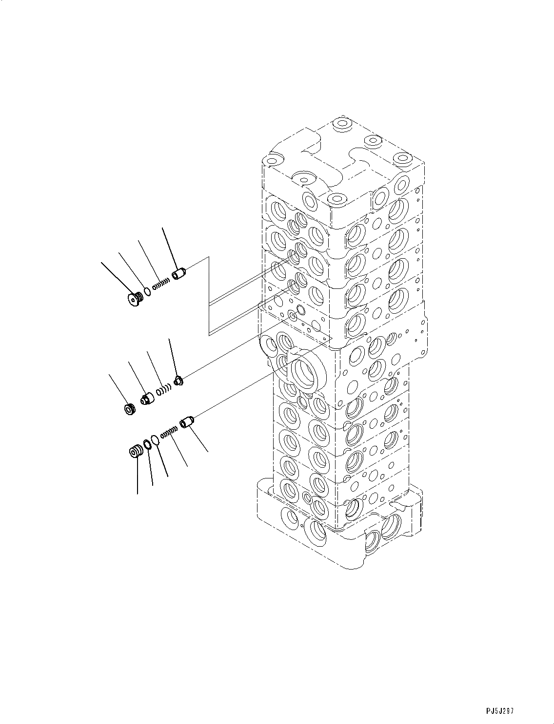 Схема запчастей Komatsu PC88MR-8 - УПРАВЛЯЮЩ. КЛАПАН, ВНУТР. ЧАСТИ (/) (№-) УПРАВЛЯЮЩ. КЛАПАН, С -ДОПОЛН. АКТУАТОР ТРУБЫ, ДЛЯ MACHINE С ГИДРОЛИНИЯ АККУМУЛЯТОР