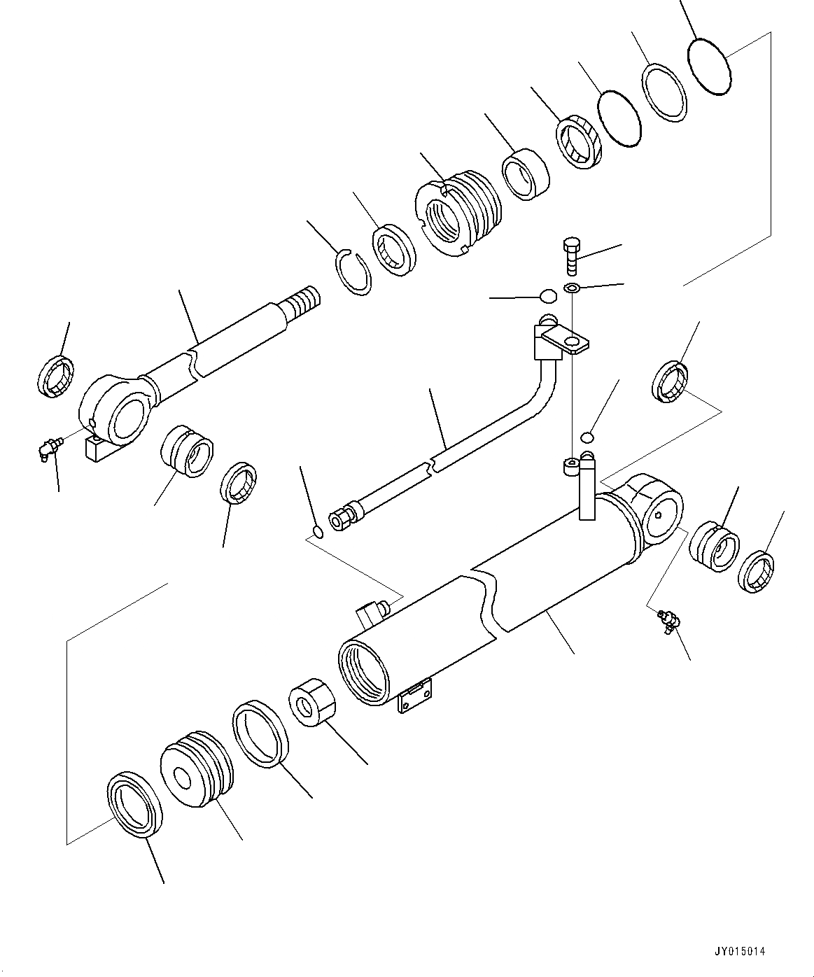 Схема запчастей Komatsu PC88MR-8 - ЦИЛИНДР ОТВАЛА, ВНУТР. ЧАСТИ, ЦИЛИНДР ОТВАЛА (№-78) ЦИЛИНДР ОТВАЛА, С ПОВОРОТН. ОТВАЛ С ИЗМ. УГЛОМ