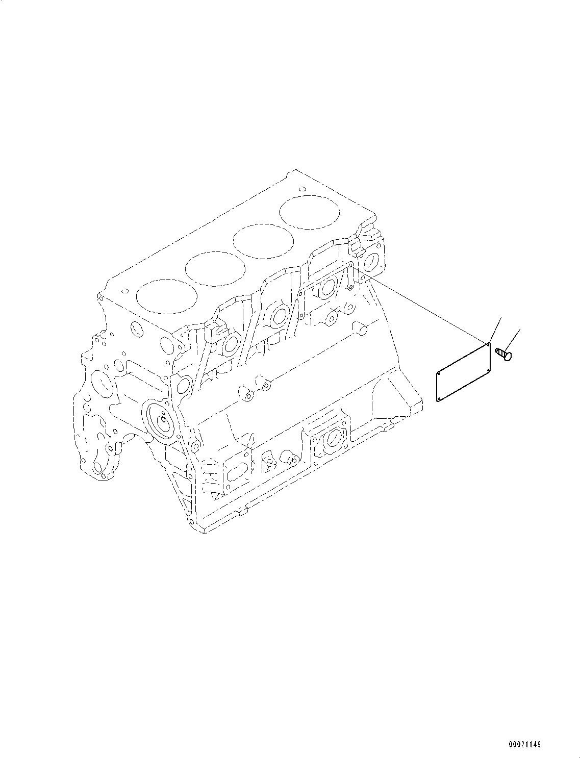 Схема запчастей Komatsu SAA4D95LE-5E - ДВИГАТЕЛЬ ТАБЛИЧКИ (№-) ДВИГАТЕЛЬ ТАБЛИЧКИ